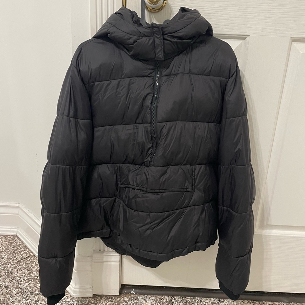 Garage Black Puffer Jacket